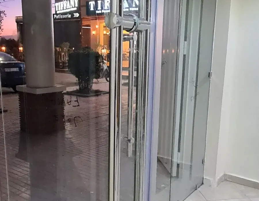 Porte vitrée commerce