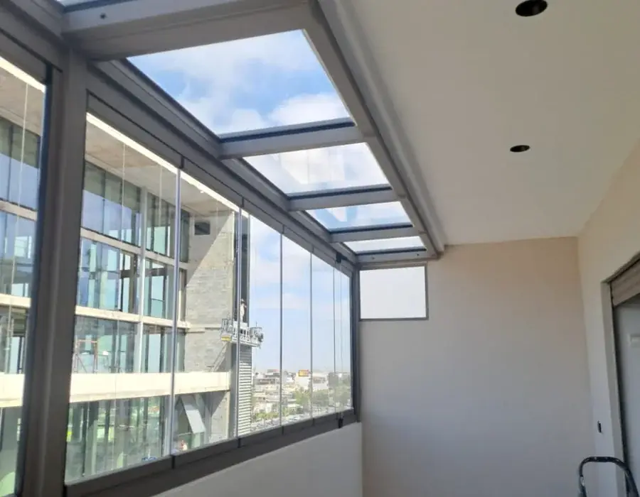Toiture vitrée aluminium